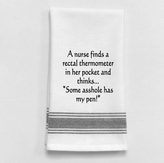 A Nurse Finds A Rectal Thermometer… Towel
