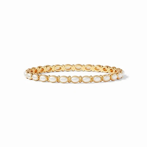 Mykonos Bangle Gold Pearl - Medium
