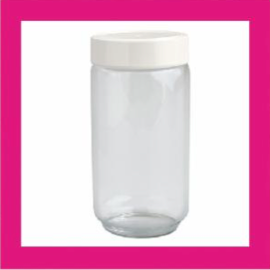 Melamine Large Canister w/Lid