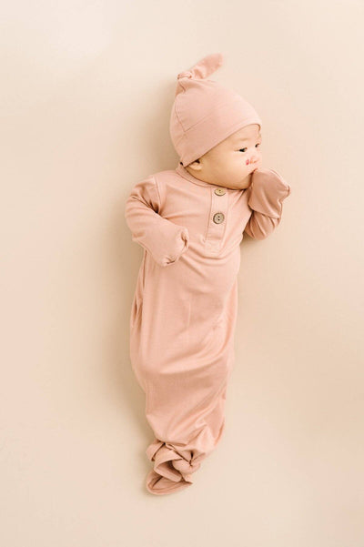 Blush Bamboo Sleep Gown Set