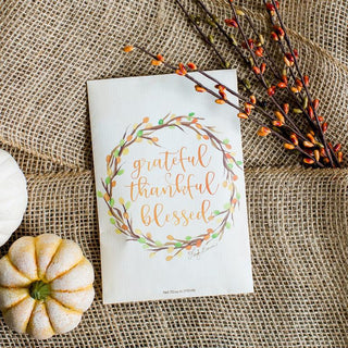 Grateful Thankful Blessed Sachet
