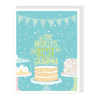 World's Best Grandma Birthday card