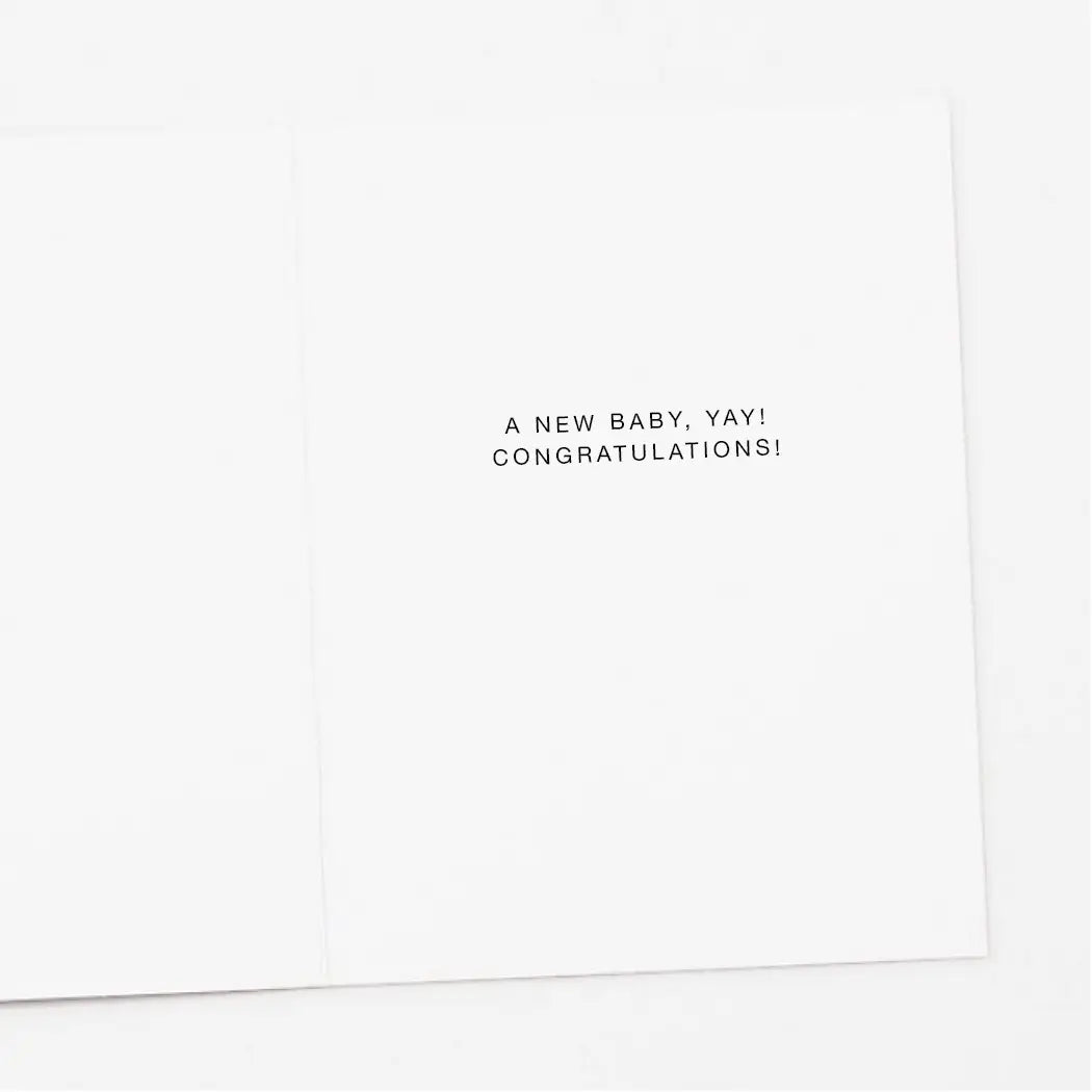 Baby Rabbit New Baby card