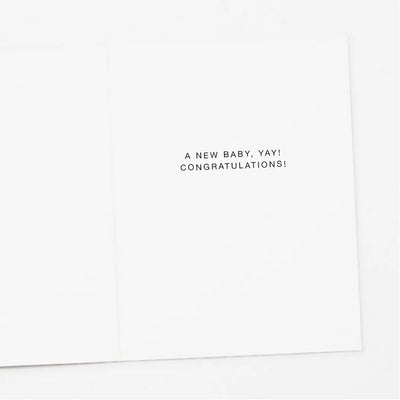 Baby Rabbit New Baby card