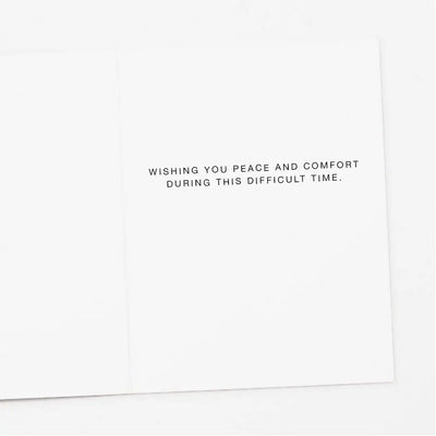 Periwinkle Sympathy Card