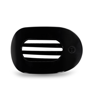 Jet Black Large Flat Round Clip
