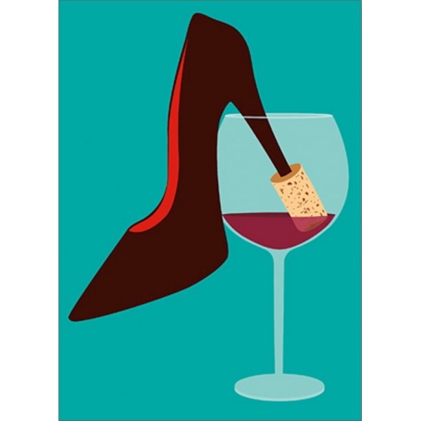 High Heel Cork Card