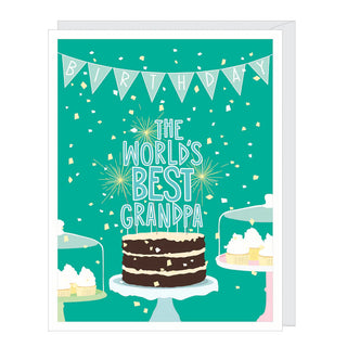 "The World's Best Grandpa" Birthday card