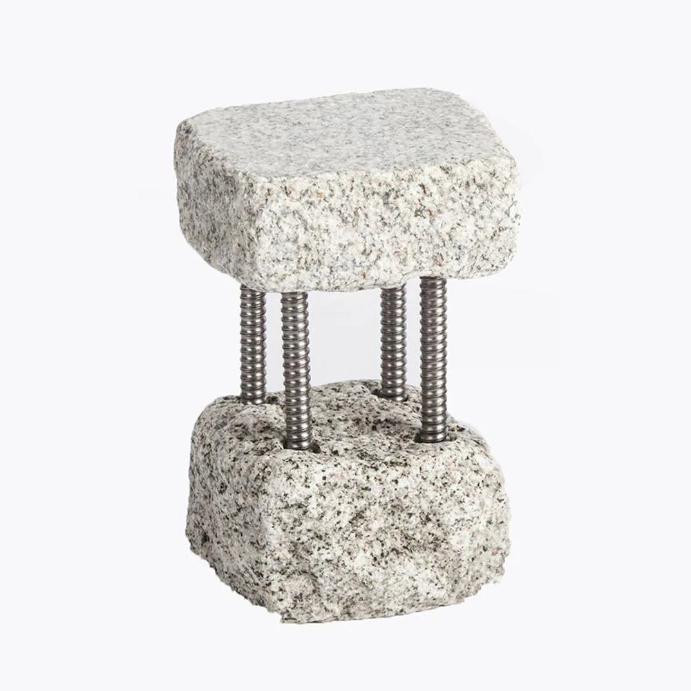 GRAY 2 BARS TALL STAND