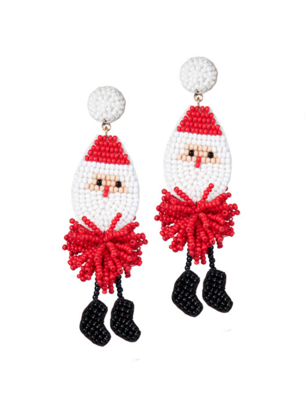 Red Santa Claus Earrings