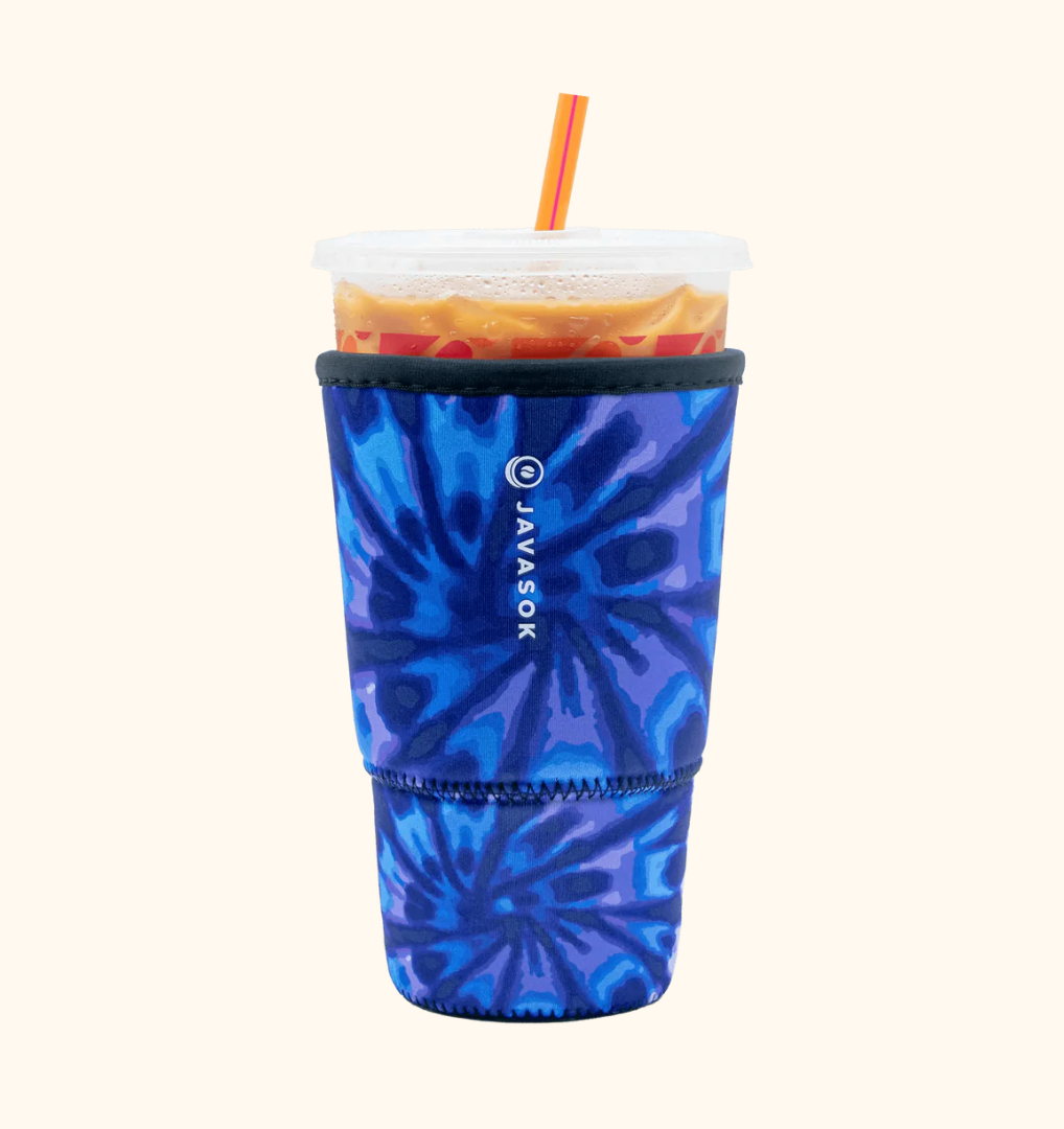 Javasok Blue Tie Dye Large