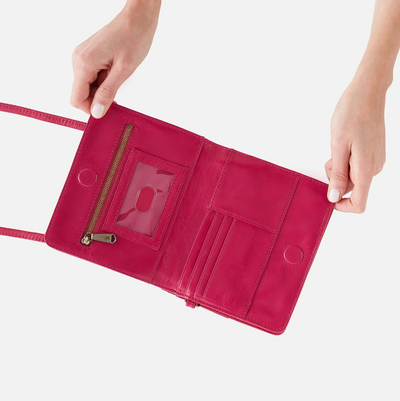 Jill Wallet Crossbody Fuchsia