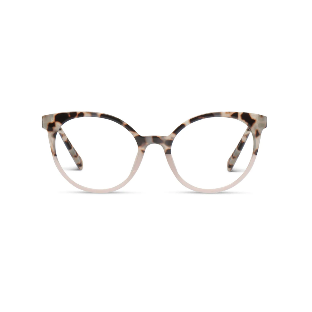 Monarch Reading Glasses Gray Tortoise/Pink