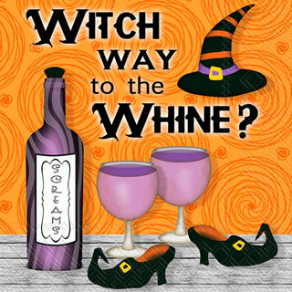 Paper Cocktail Napkins Pack of 20 Witch Way To The Whine