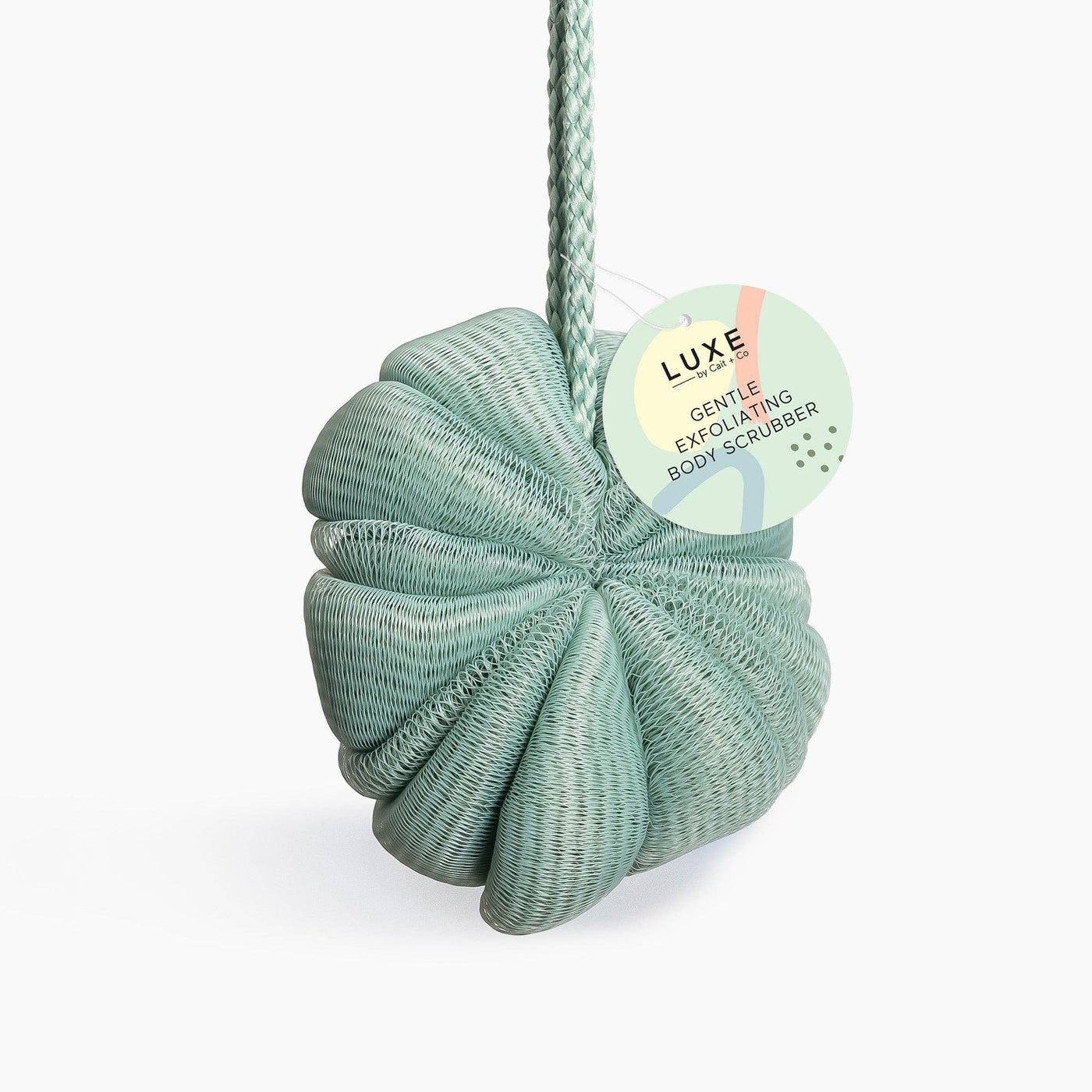 Luxe-Gentle Exfoliating Body Scrubber - Green