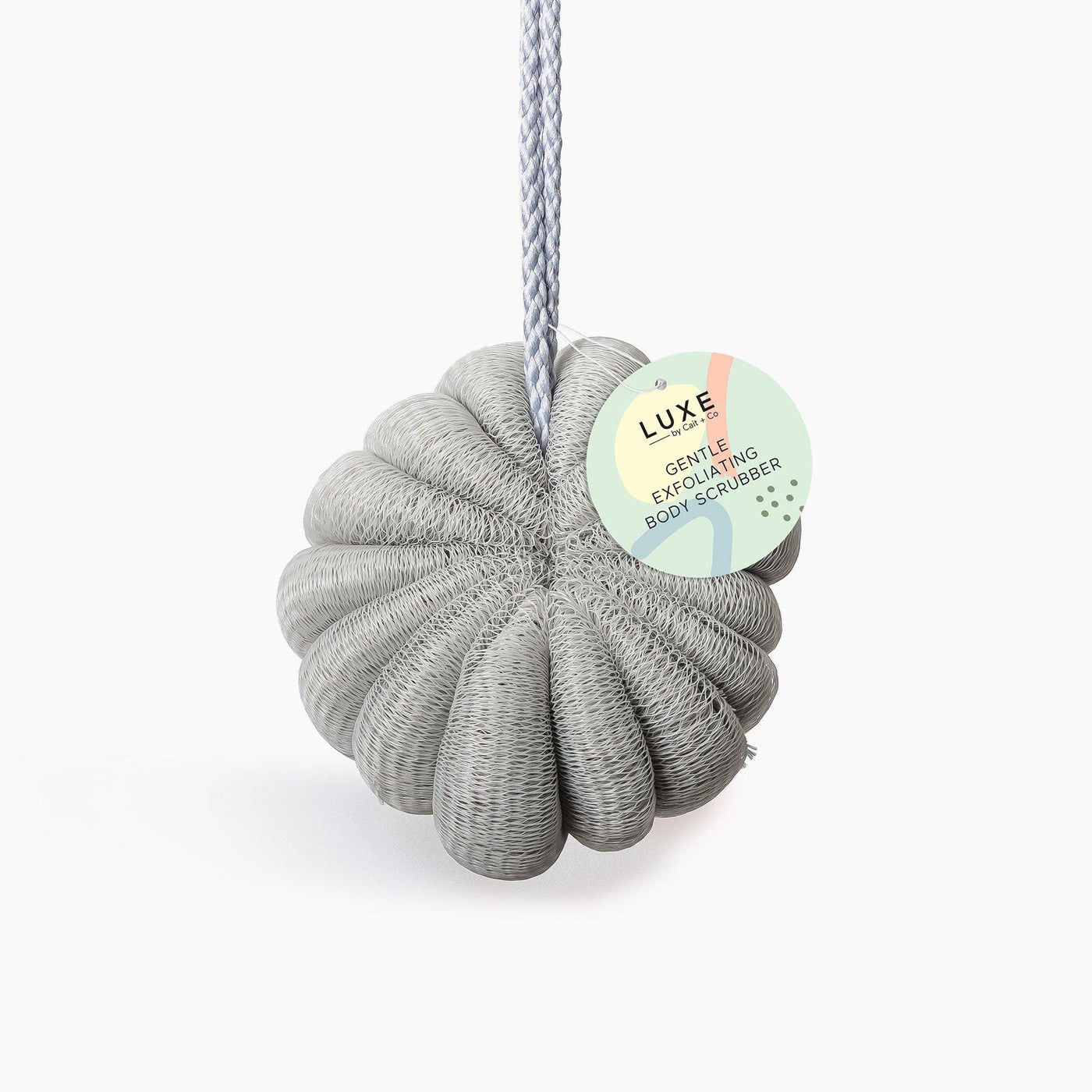 Luxe-Gentle Exfoliating Body Scrubber - Grey