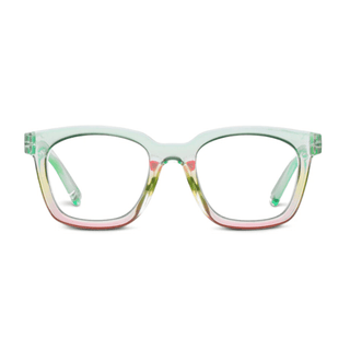 Clear Horizon Reading Glasses Mint/Pink