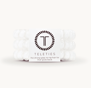 Coconut White Large Hair Ties.