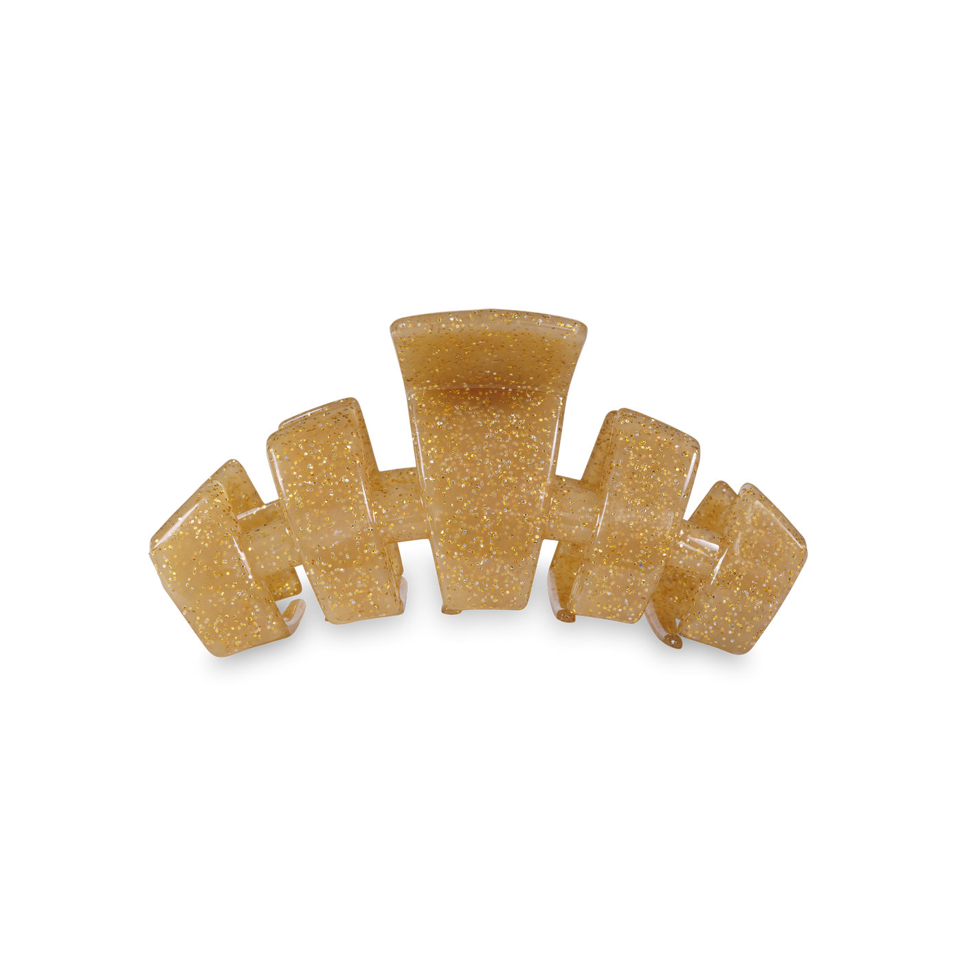 Classic Gold Glitter Medium Hair Clip