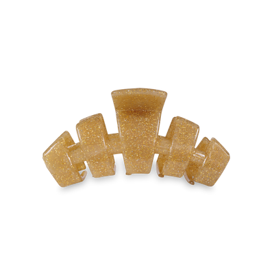 Classic Gold Glitter Medium Hair Clip