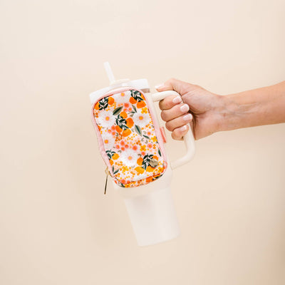 Tumbler Fanny Pack - Sweet Meadow Orange Tan