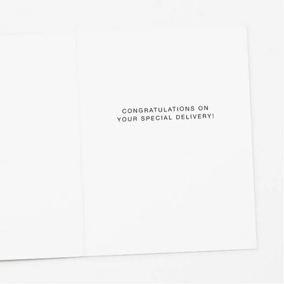 Stork Chick New Baby Card