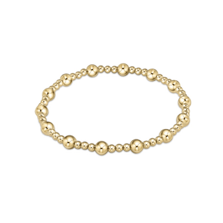 Enewton Extends | Classic Sincerity Pattern 5MM Bead Bracelet -Gold