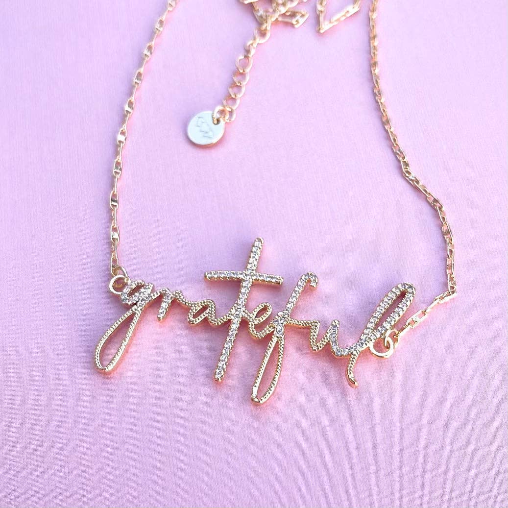Grateful Necklace Gold
