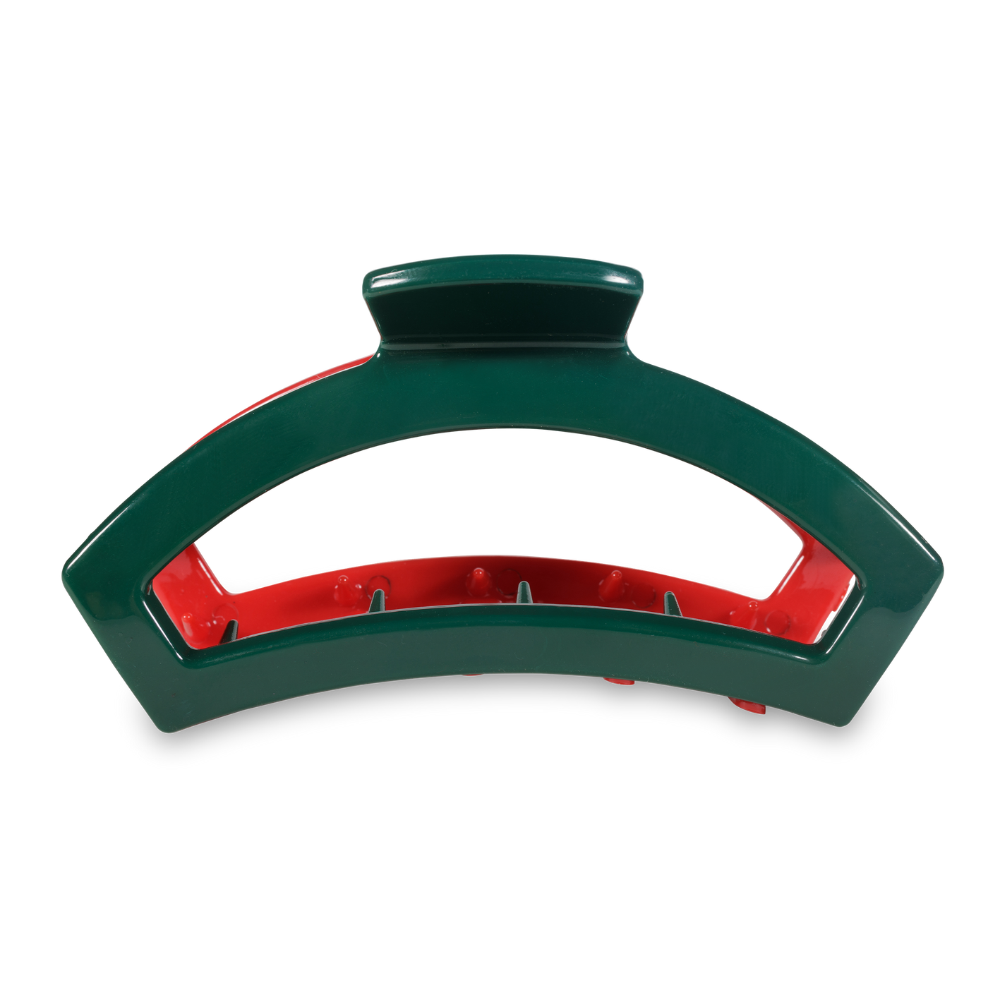 Open Red and Green Large Hair Clip