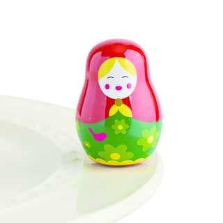 Nora Fleming | All Dolled Up, Mini, Doll( Retired)