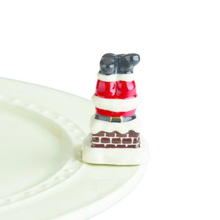 Nora Fleming | Down The Chimney Mini, Santas Legs