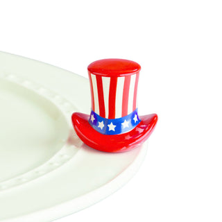 Nora Fleming | Home Of The Free, Uncle Sam Mini, Hat
