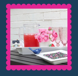 Nora Fleming | Napkin & Candy Holder Pinstripes