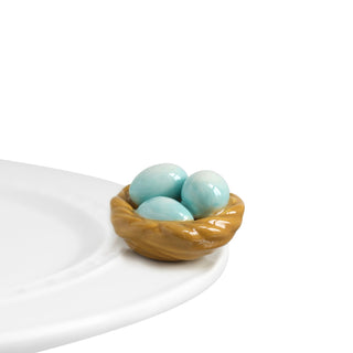 Nora Fleming | Robin's Egg Mini, Bird Nest
