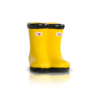 Nora Fleming | St. Jude Jumpin' Puddles Mini, Yellow | Rain Boots