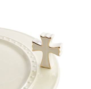 Nora Fleming | White Cross Mini