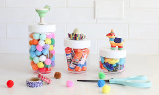 Melamine Large Canister w/Lid